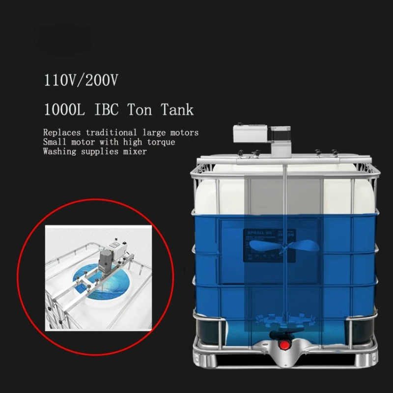 

High Efficiency Liquid Solid Mixer for Soap Detergent Fertilizers Industrial Mixing Equipment IBC Tank Mixer