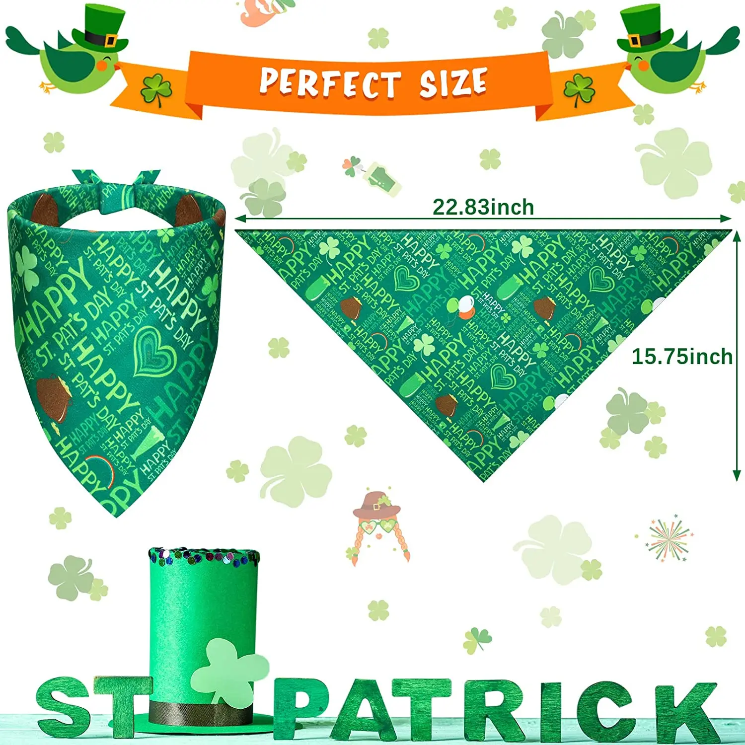 20er Packungen Weihnachts-Hunde-Bandana, dreieckige Schals für Hunde, Thanksgiving, Halloween, Hunde-Lätzchen, Bandanas für Hunde-Accessoires – Detail 24