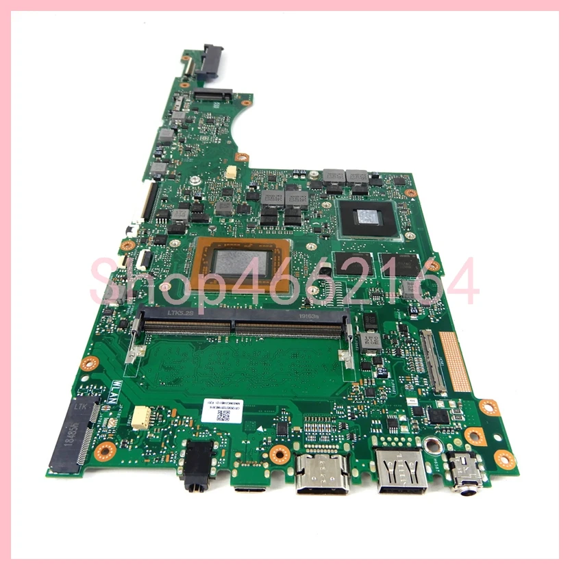 X411QR With A12-9720P CPU 4G-RAM V2G GPU Mainboard For ASUS X411 X411Q X411QR X411QA Laptop Motherboard 100% Tested OK
