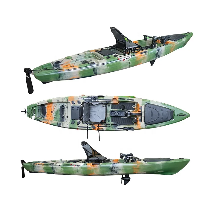 

High Quality Sit on Top Sea Kayak Single Fishing Kayak Pedal Drive System