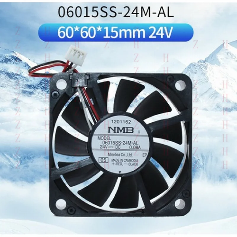 

XXZ ДЛЯ NMB 06015SS-24M-AL 6015 Вентилятор 24V0.08A 6 см Инверторный охлаждающий вентилятор