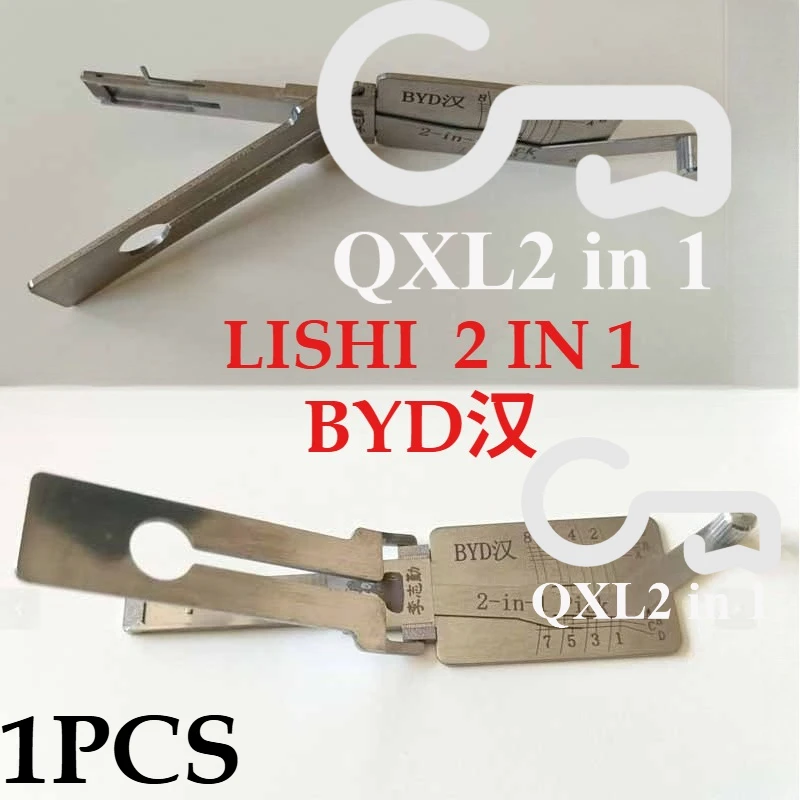 

1PCS Lishi Byd 2-in-1 Auto Door Lock Pick & Decoder Locksmith Tool Pick for Renault Locksmith Ganzua Picking Tool Ganzua Car