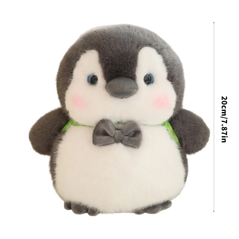 Belle peluche pingouins Animal poupée jouet apaisant câlin jeter oreiller pour chambre d'enfants décoration maison cadeau