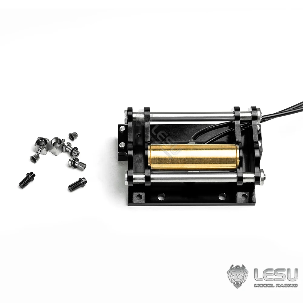 LESU 1/14 Simulation Heavy Forklift Model Toy Aoue-LD160S Forklift All Attachments