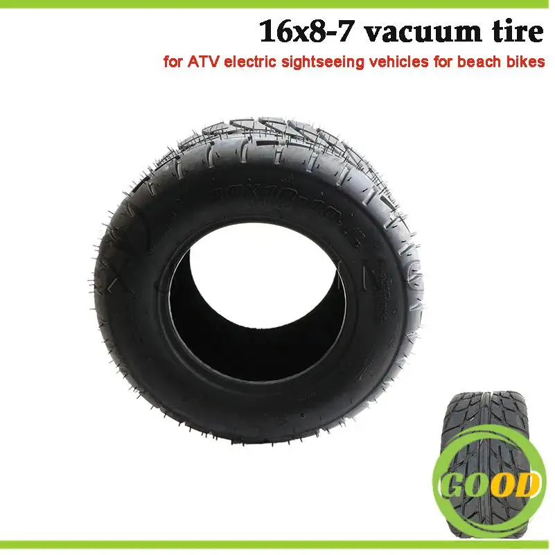 

16x8.00-7 tubeless tyre for Beach car 16X8-7 ATV Go-kart wear-resistant road vacuum tire four-wheel ATV tire