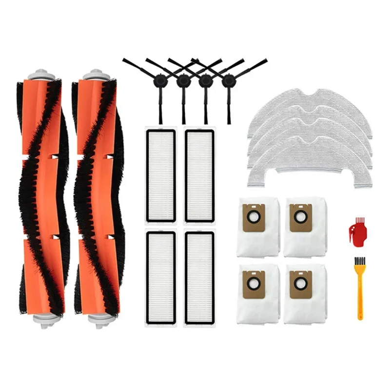 N18Rกรองฝุ่นสําหรับDreame Z10 Pro,L10 Plus,D10 Plusอุปกรณ์เสริมMopผ้าหลักแปรงด้านข้างเครื่องดูดฝุ่นอะไหล่