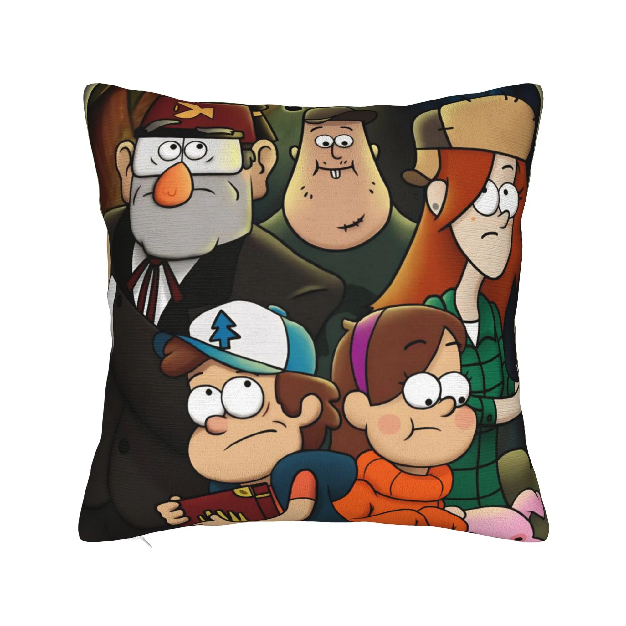 Decorative Pillow Covers G-Gravity Falls Merchandise Home  Throw Pillow Case Cover Zippered Multi-Size