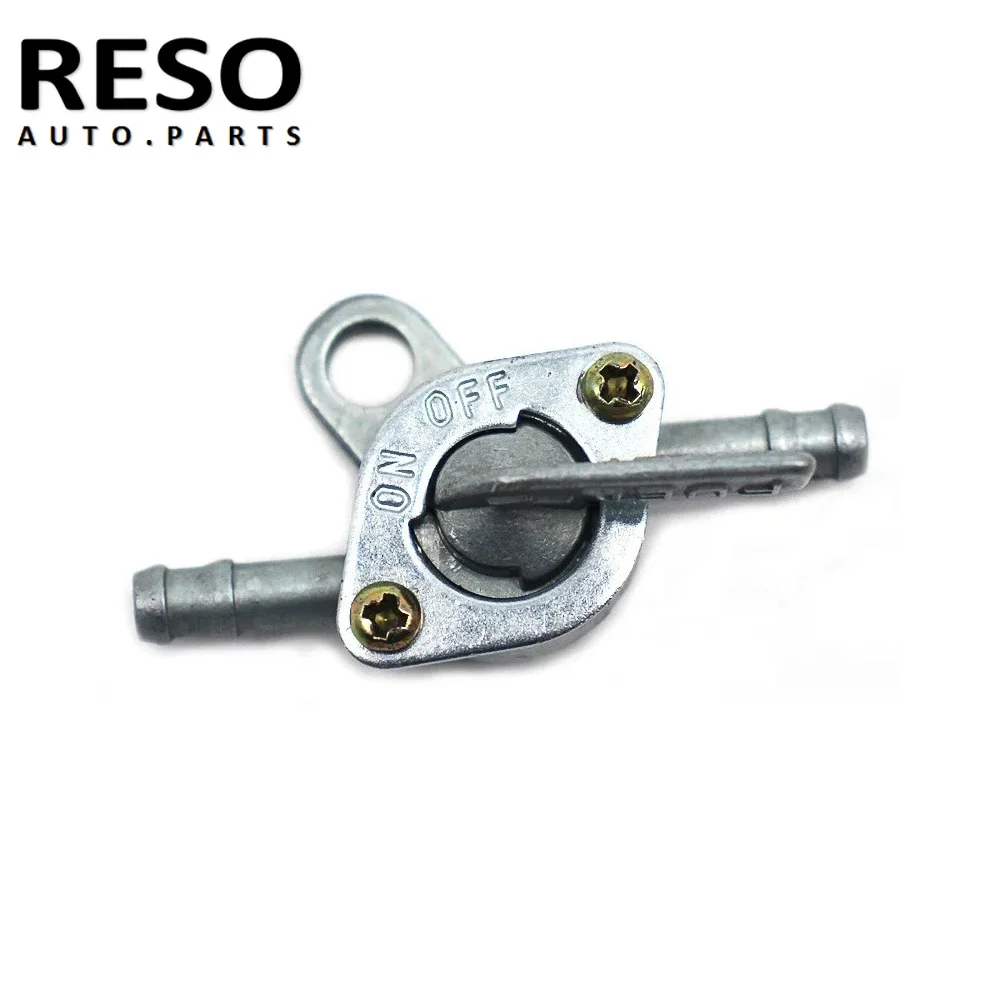 RESO Universal 6mm Motorcycle Scooter Fuel Tap Gas Petrol Valve Fuel Tank Switch Motorbike Mini Auto Key Ring On Off Accessories