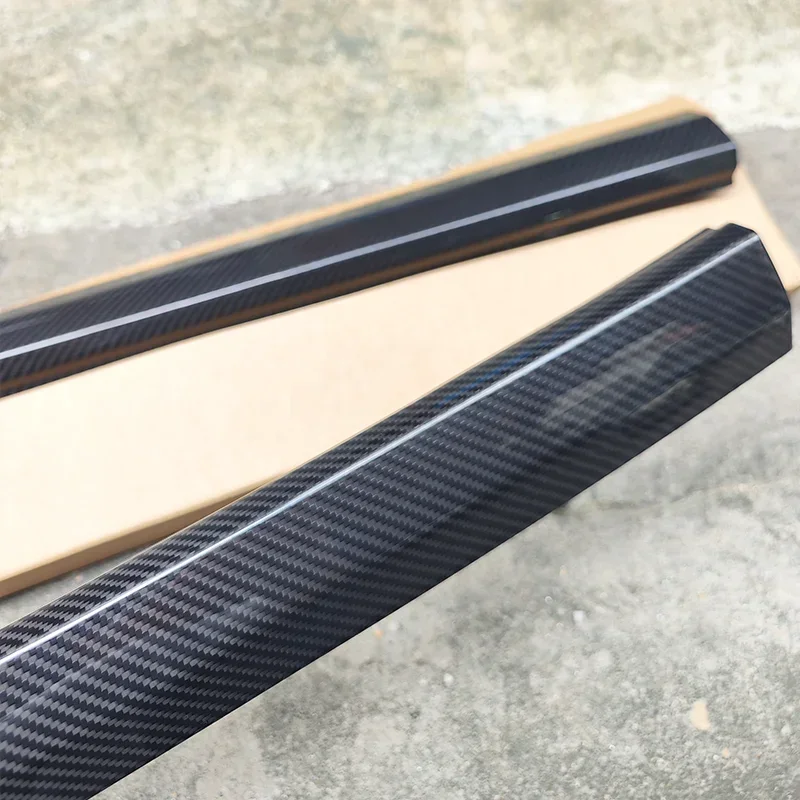 For TOYOTA GR Supra A90 A91 Real Dry Carbon Fiber 19-2022 Interior Built-in Door Sill Scuff Plate Cover Modification Accessories