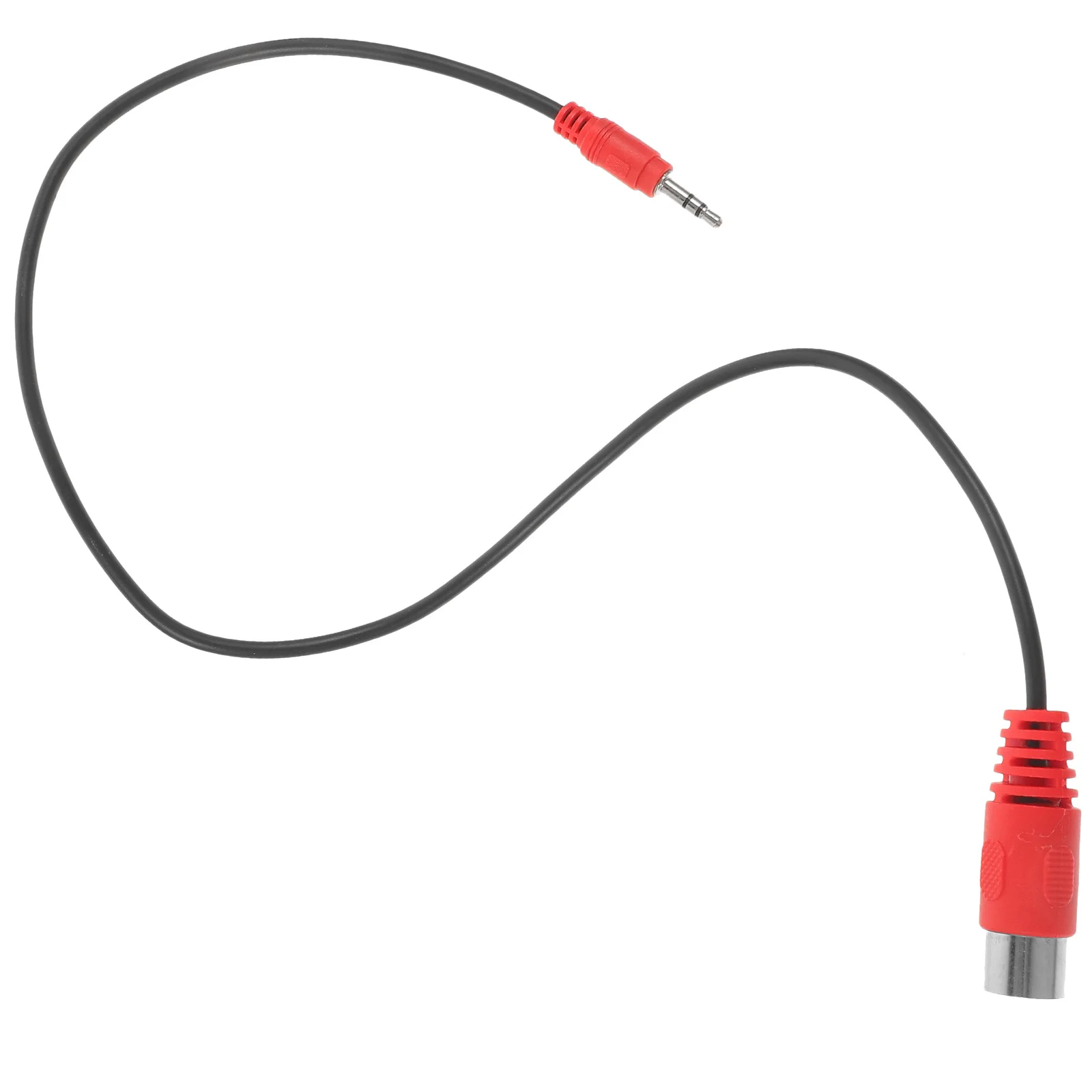 

3.5mm to 5-Pin Midi Audio Cable Adapter Clear Transmission Copper Rubber Material Portable 0.5m 5 Pin Audio Cable