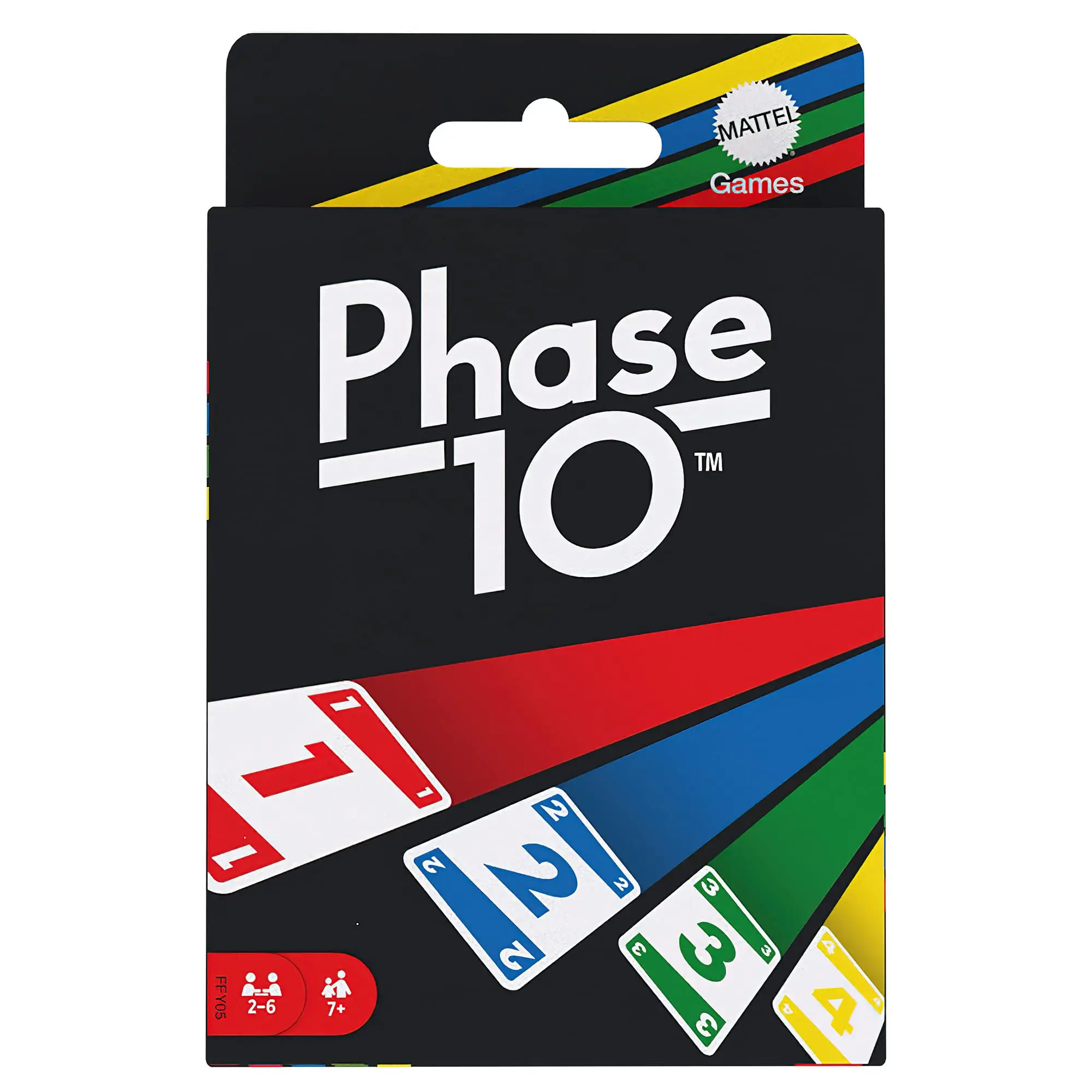 

UNO Games FPW38 Phase 10, карточная игра для детей, семейная карта стандарта румми, детские подарки Uno