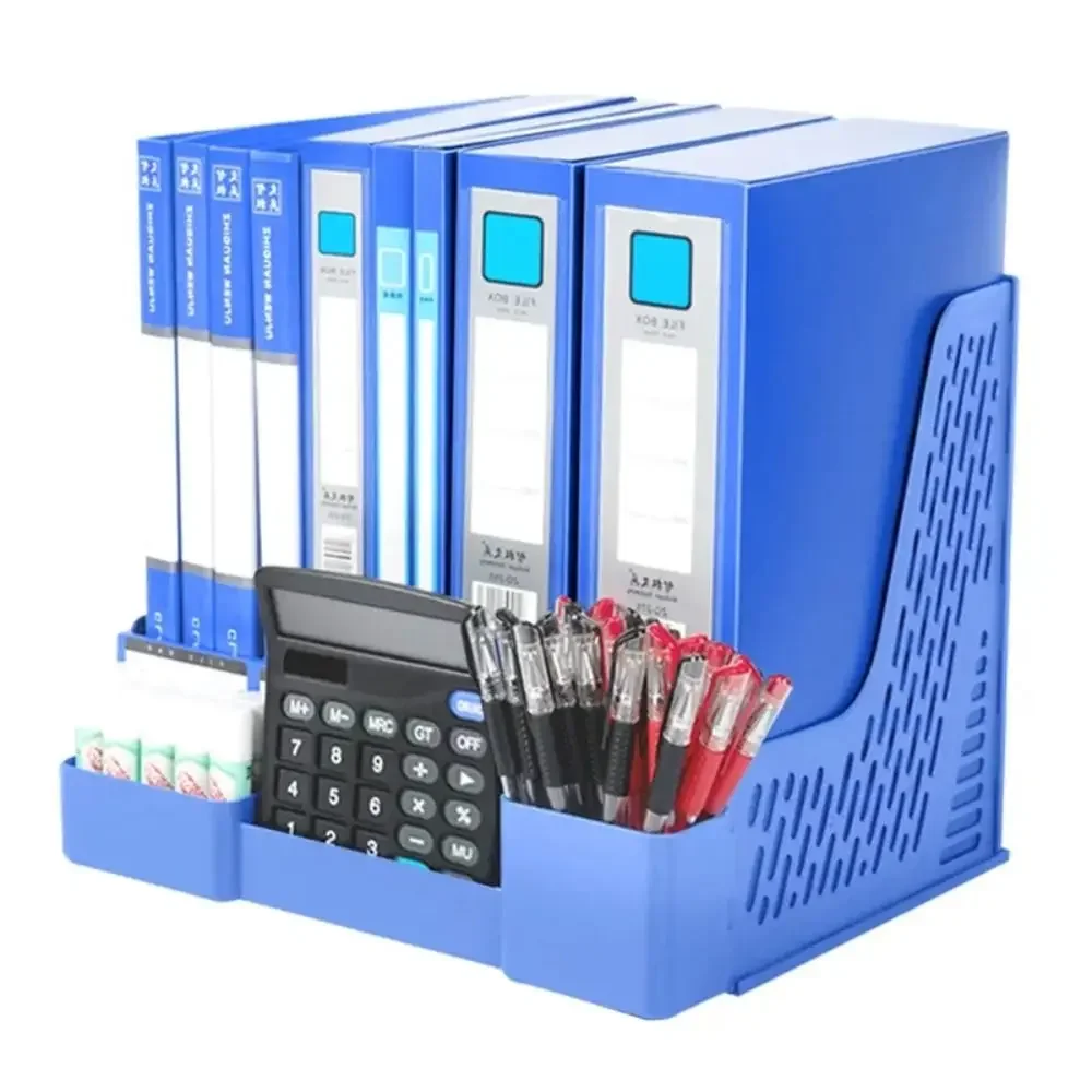 

Fashion Desktop Organizer File Rack Large Capacity Minimalism A4 File Tray INS Style Plastic File Shelves Archives