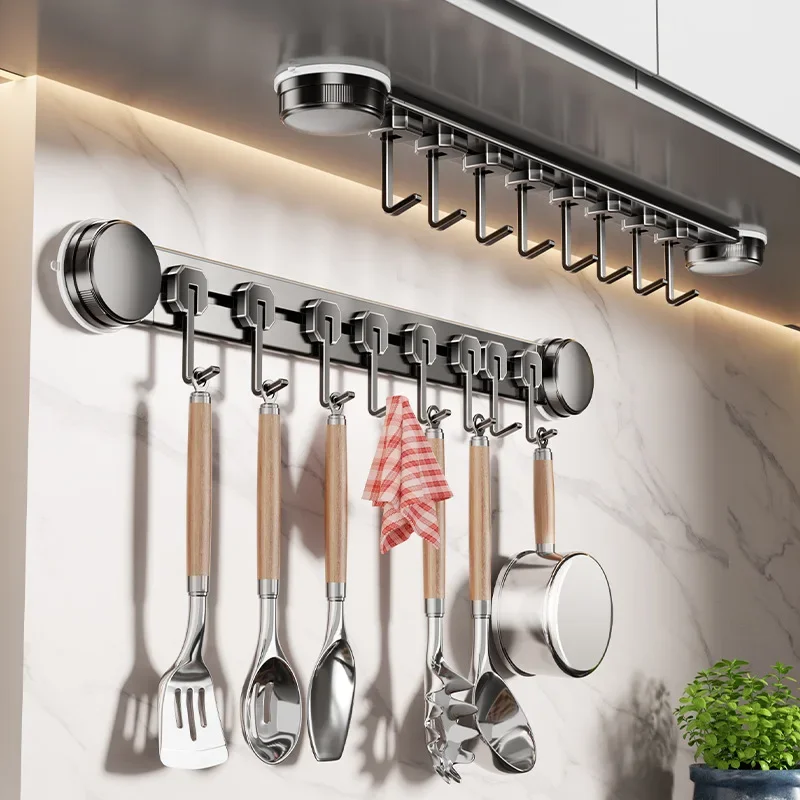 No Need To Drill Suction Cup Movable Kitchen Hook Behind the Door Coat Hook Hanger Behind the Door Cabinet Wardrobe Dormitory