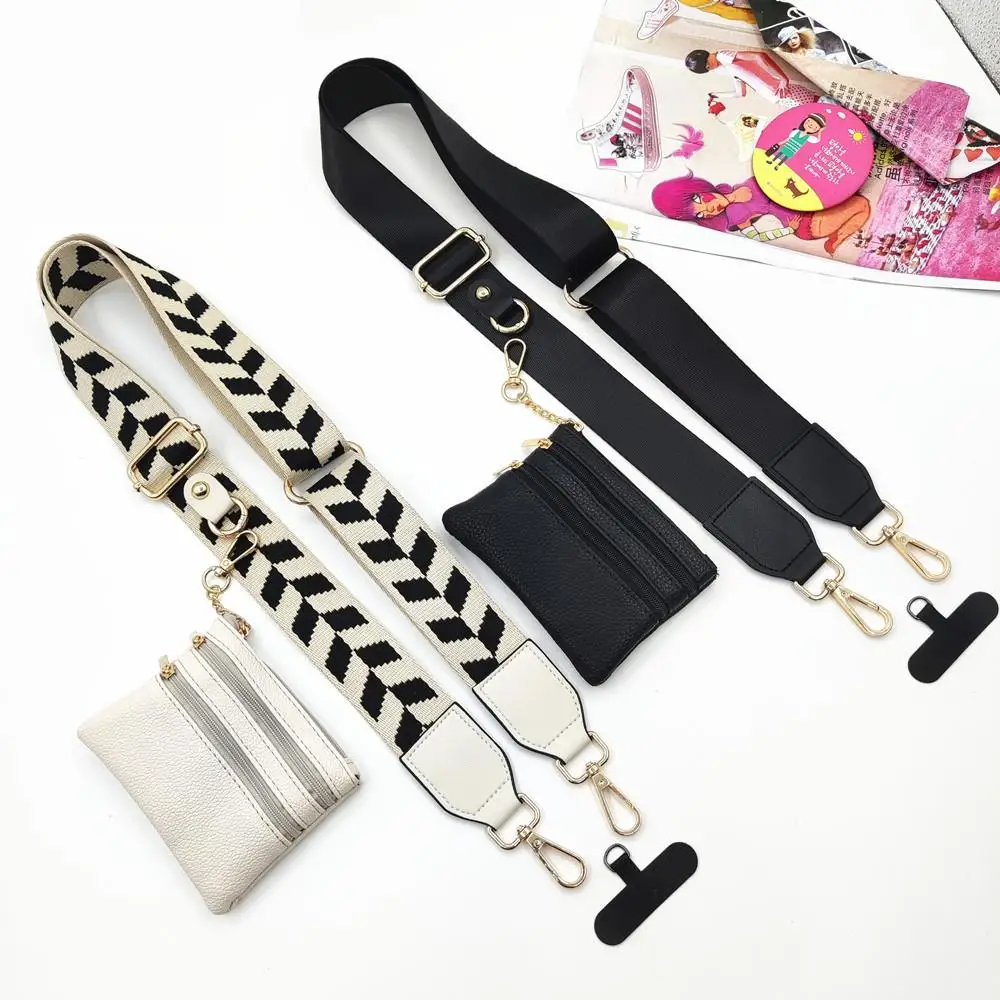 HOT Multifunctional Crossbody Phone Lanyard With Zipper Wallet Protable Anti-lost Lanyard For Phone Clip And Go Strap For Phone