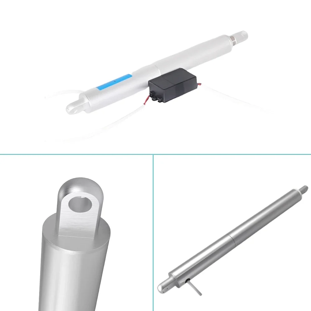 32mm Pen Type High Thrust Linear Actuator with Protection Module Metal Electric Push Rod Max Load 110Kg 10-900mm For Smart Home