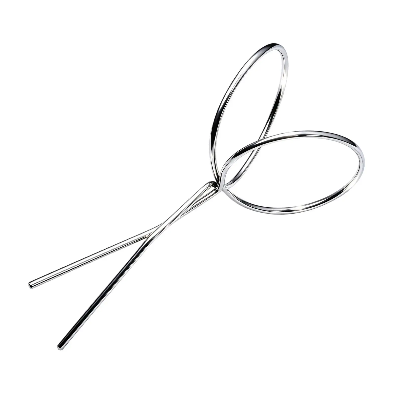 Stainless Steel Golf Ball Retriever Practical Metal Clamp Golf Tool Pick Up Grabber for Training Parks Practice