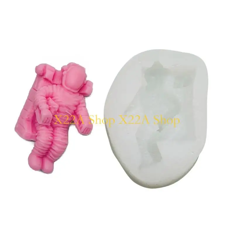 Unique 5 Types Astronaut Spaceship Ornament Plaster Silicone Mold Epoxy Resin Casting Jewelry Tool Making Diy Crafts Home Decor