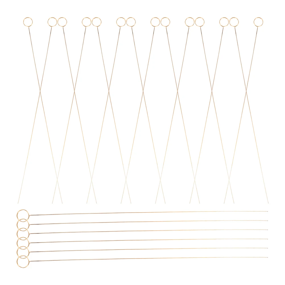 

40pcs Wire Flower Card Clips Picks Holders for Bouquet Decor Place Floral Cards Pick Cards Photo Floral