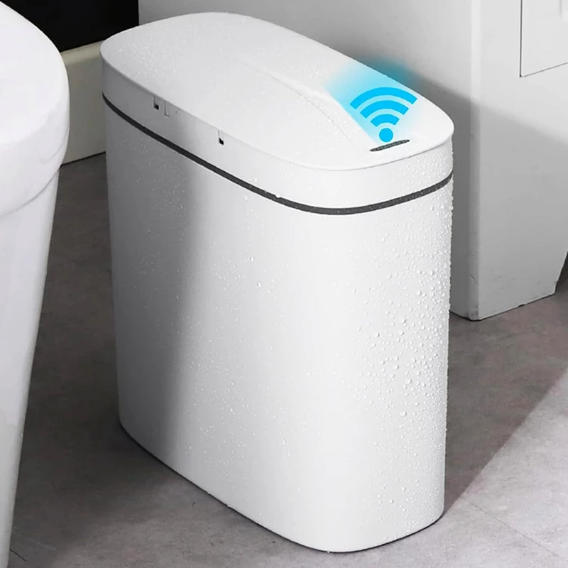 Automatic Smart Trash Can 3.2 Gallon With Touchless Motion Sensor And Anti, In Bathroom,Restroom, Kitchen Durable Easy Install