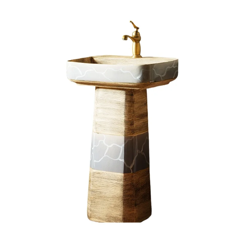 

Умывальник на открытом воздухе Садовая колонна напольный умывальник Ретро-колонна раковина