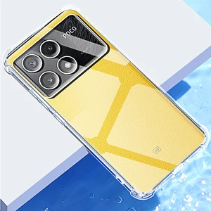 Fall zum Schocknachweis für Xiaomi POCO X6 Pro 5G x6 x5 x3 Pro NFC, transparentes Silikon -TPU Weicher Heckdeckel Hauptverkauf Batterie BMW X4 - №3