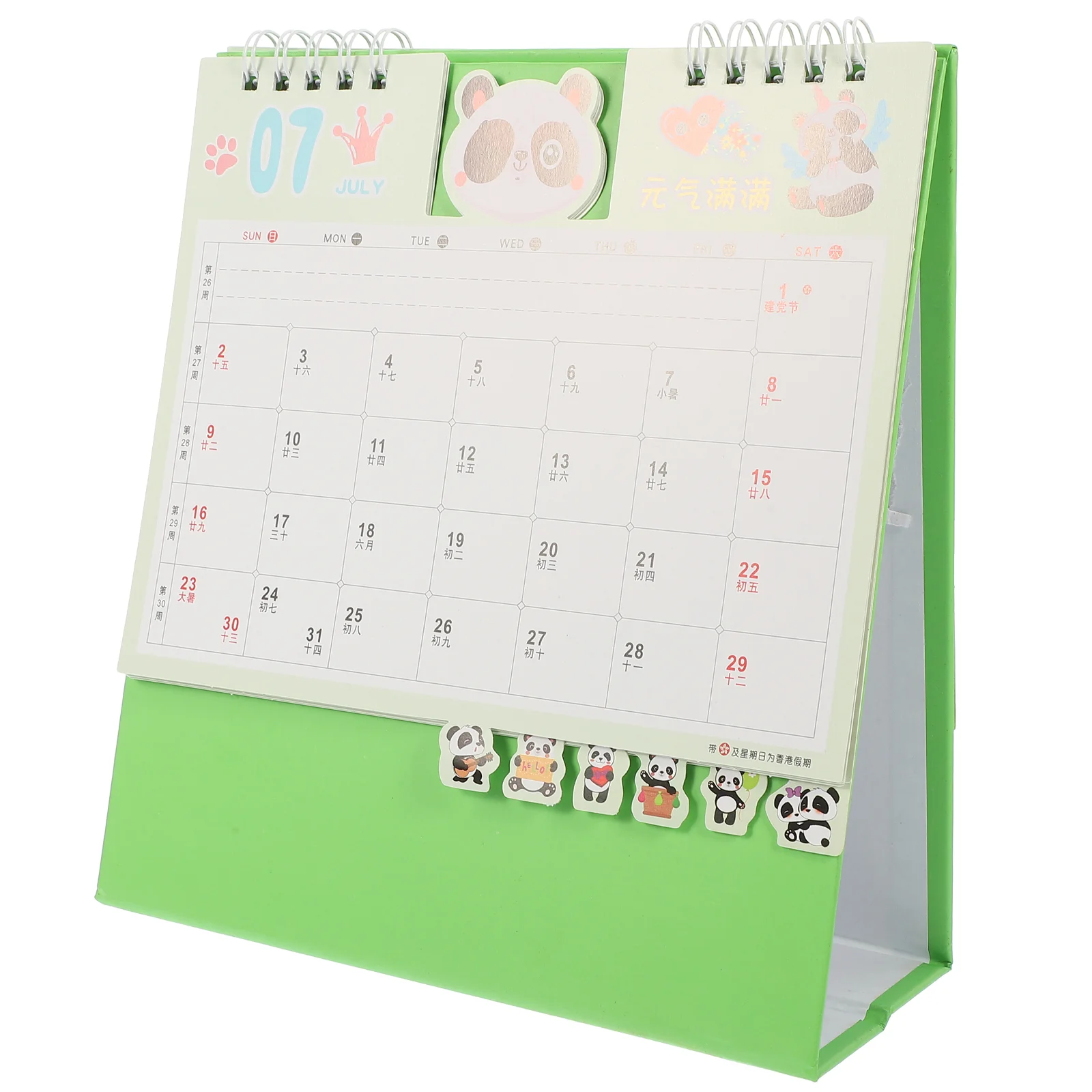 Mini Cartoon Desk Calendar Office Planing Calendars Decorative Household 2023 Block for