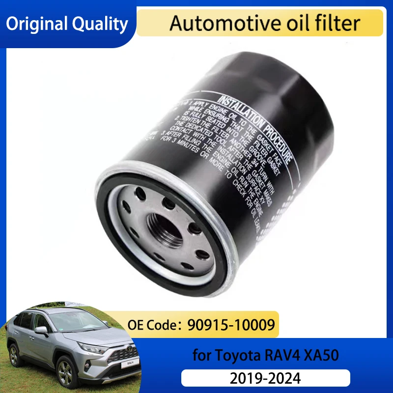 Oil Filter Element for Toyota RAV4 XA50 Suzuki Across MK5 2019 2020 2021 2022 2023 2024 90915-10009 Auto Oil Filtration Filter