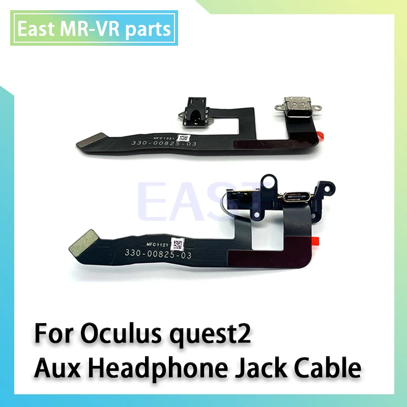 

Оригинальный кабель для зарядки Meta Oculus Quest 2 Quest 2 Power Type-C, аудиоразъем Aux, аксессуары для наушников, запасная часть