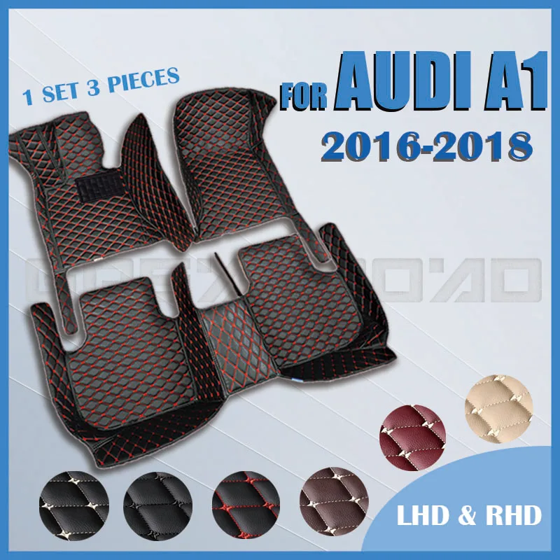 

Car floor mats for AUDI A1 2016 2017 2018 Custom auto foot Pads automobile carpet cover