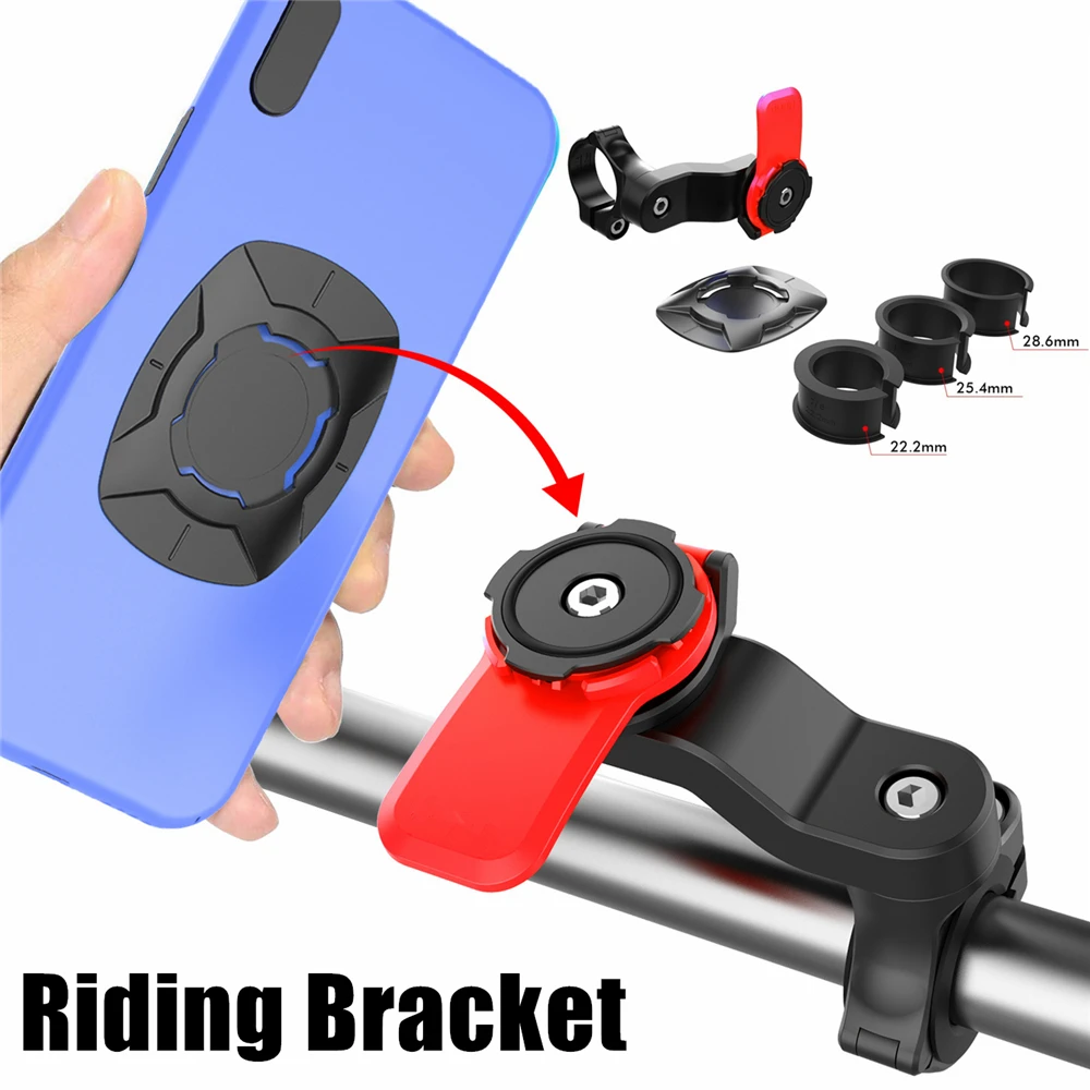 

Riding bracket Bicycle Phone Mount Holder Mobile Phone Holder for Bike Motorcycle Handlebar Riding Bracket Security Lock Bracket