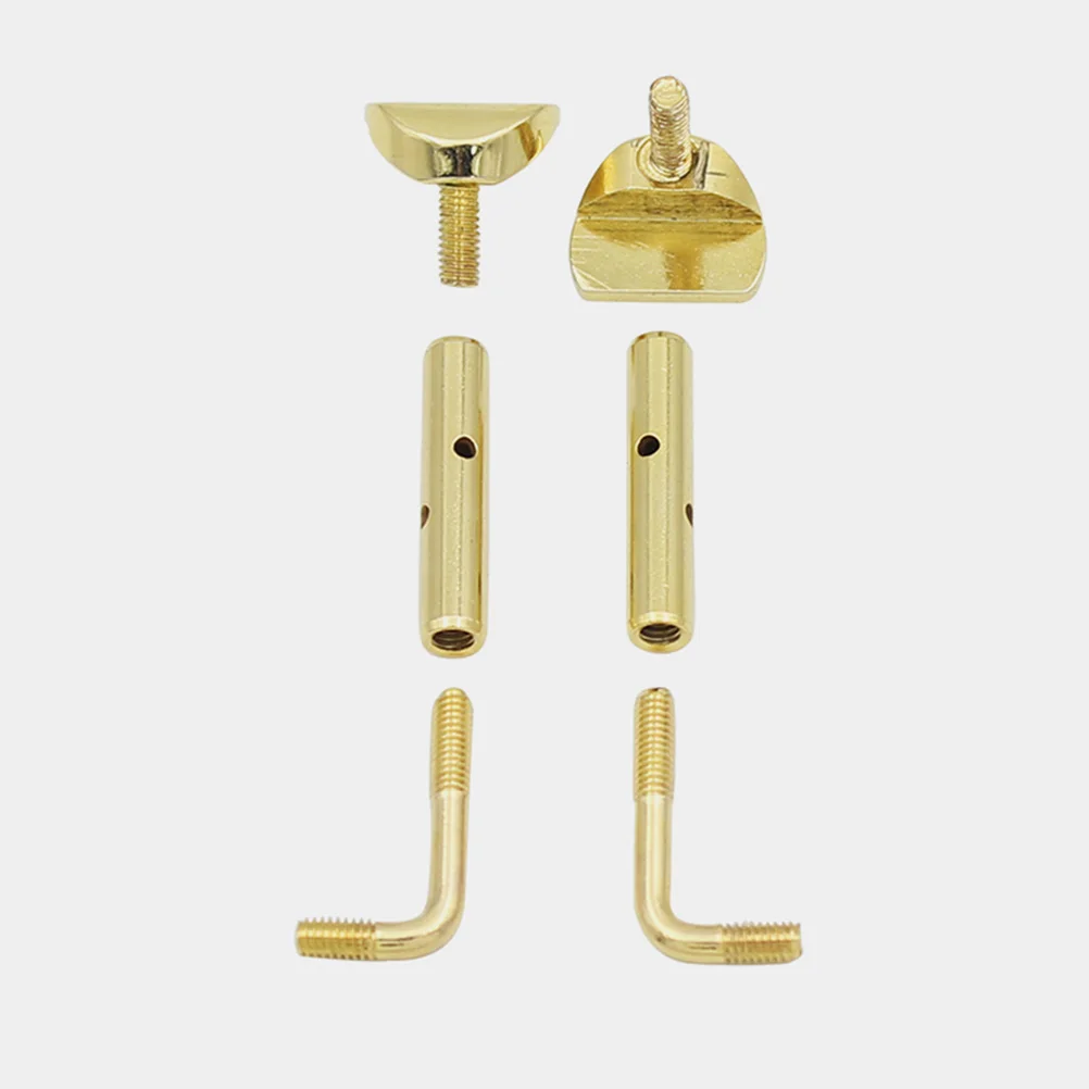 

2pcs Violin Chin Rest Screws For 3/4 4/4 Violins Metal Replacement Parts Easy Install Durable String Instrument Accessories