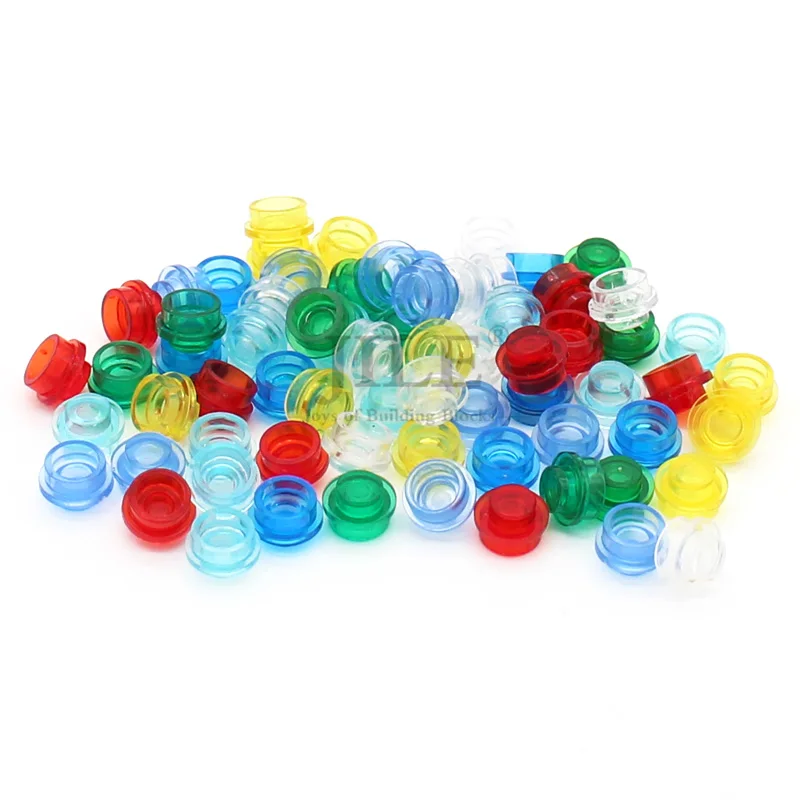 250Pcs MOC Building Blocks 4073 Plate Round 1x1 Dot DIY Figures Lamp Bricks Compatible with 6141 15570 Construction Toys