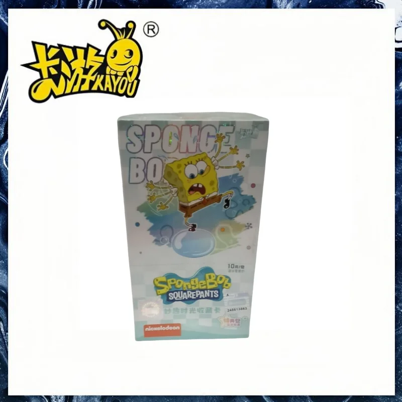 Genuine New Hot Sale Kayou Spongebob Squarepants Card Fun Time Series 25th Anniversary Character Collection Cards Surprise Gifts