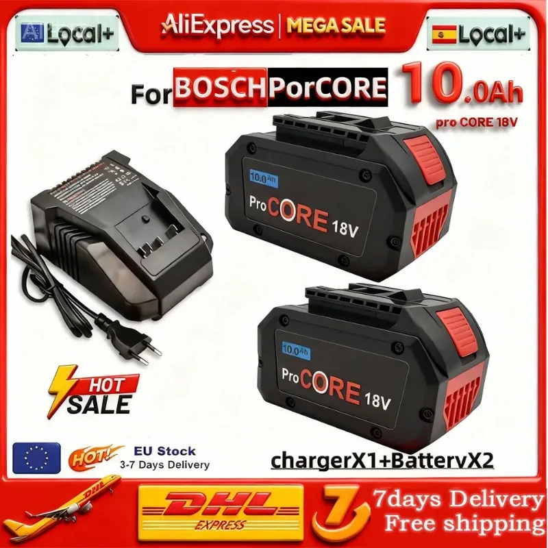 Für Bosch 18V 8.0AH 10.0AH 6.0AH Professionelles Akku-Werkzeug BAT609 GBA18V80 BAT618 21700 Akku ProCORE Ersatzakku