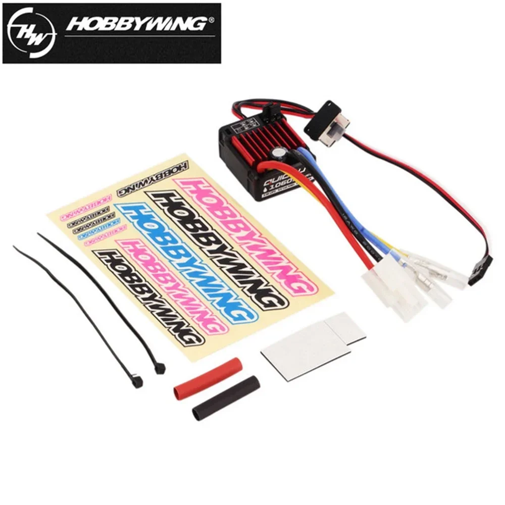 HobbyWing QuicRun 1060 60A Brushed Electronic Speed Controller ESC Waterproof  With Switch Mode BEC For 1:10 RC Car