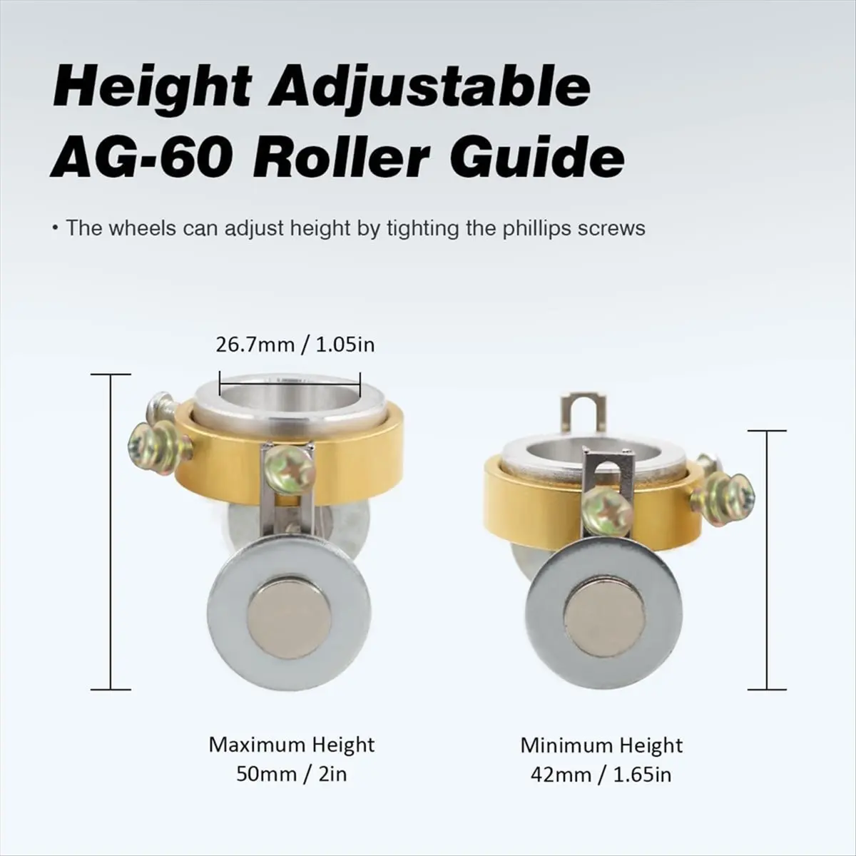 A20I -60 Slotted Cup Roller Guide Wheel Spacer Stand-Off for CUT50 CUT50D Cut50DP Cut60 LGK60 Plasma Cutter AG60 / SG55