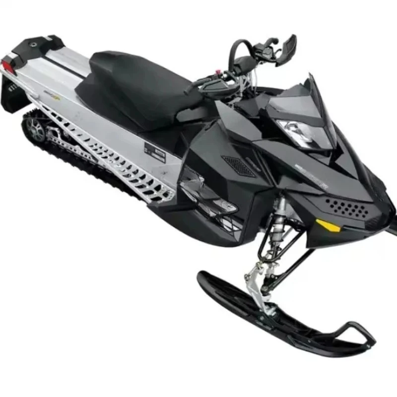 220Cc Adult Snow Mobile Steel Frame Double Slide Electric Combination Sled 150cc 200cc 300cc Trailer