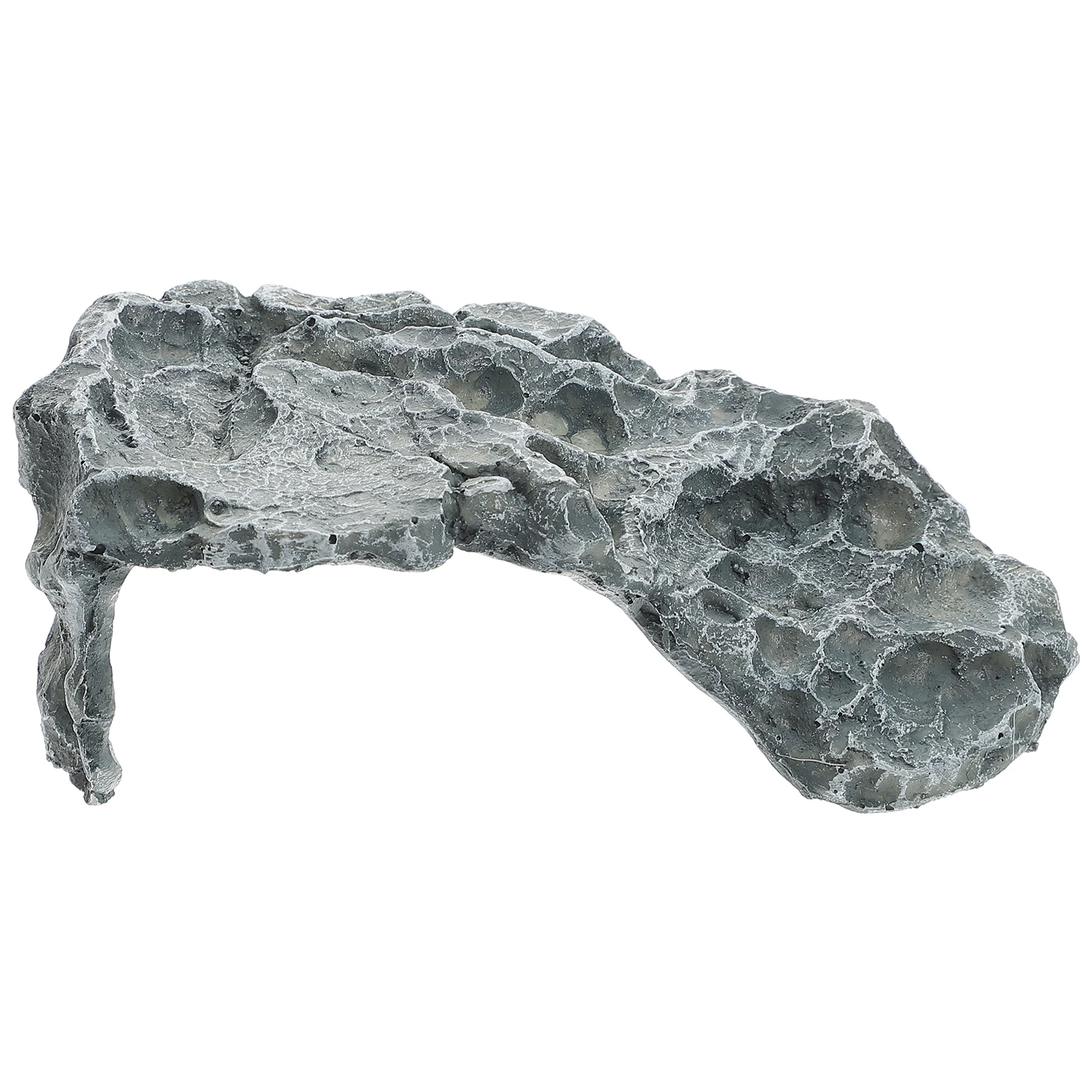 

Turtle Basking Platform Large Size Resin Material Durable Beautiful Easy Clean Turtle Hideout Rest Play Feeding Reptile Habitat