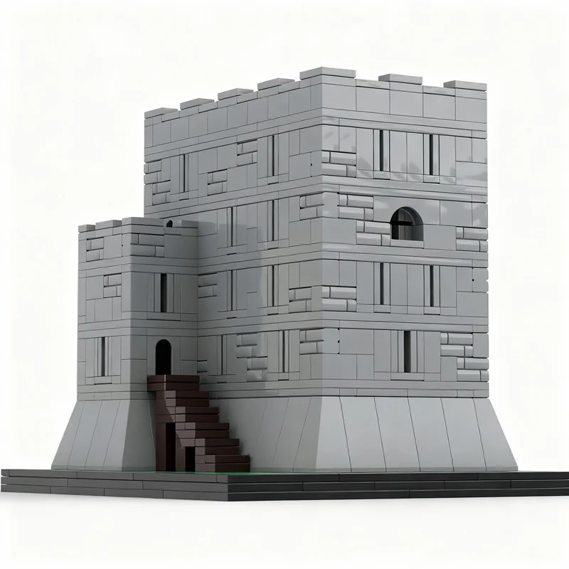 Art Craft Ideas For Christmas - 1267 elementów MOC Model Zamku Normandy
