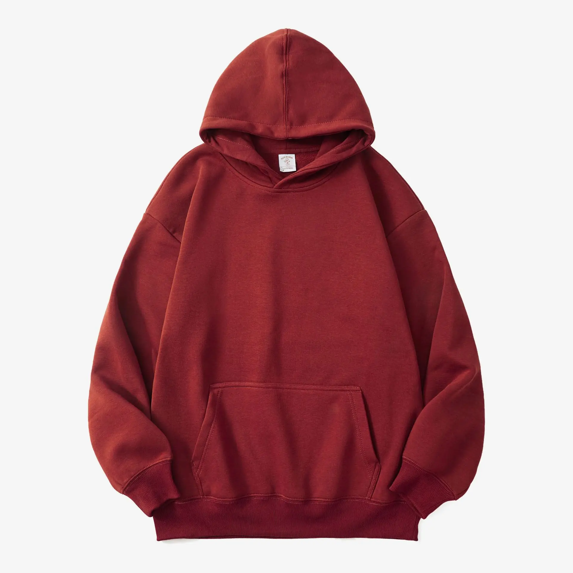 الخريف الرجال Aoli المخملية هوديي البلوز سترة الهيب هوب 350gsm صوف مبطن الرياضة البلوز مقنعين البلوز للجنسين الشارع الشهير