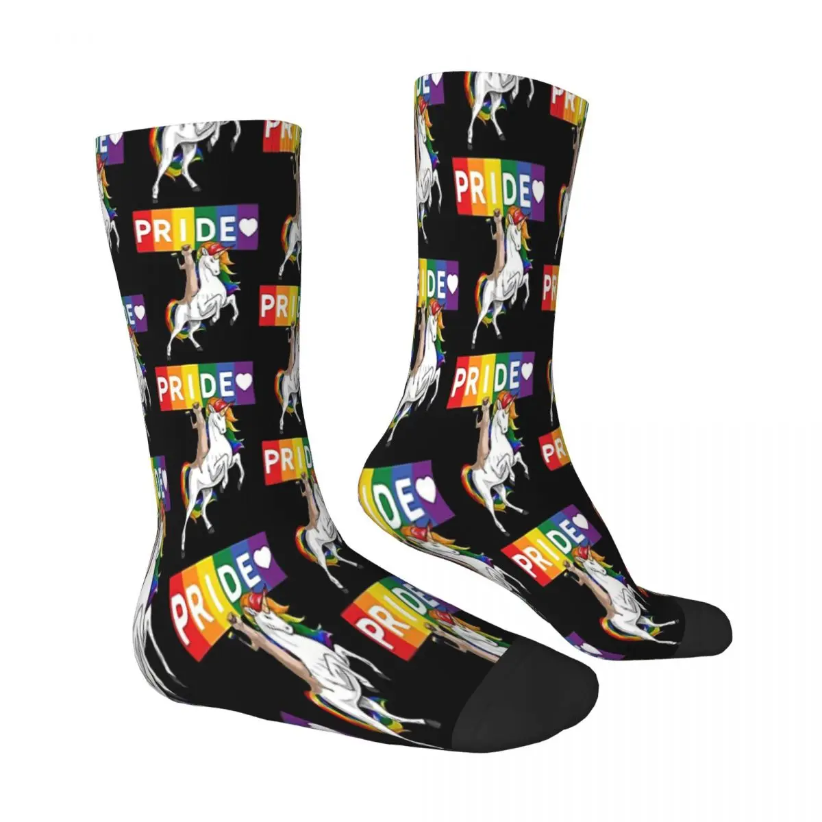 LGBT Gay Pride Parade Gay People's Day The Best Float Parade Of The Year Socks Male Mens Women Autumn Stockings Polyester