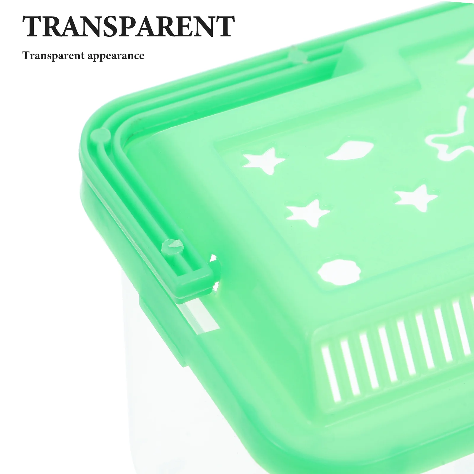 1 خزان الأسماك المحمولة واضح حوض السمك الصغير للسلحفاة الصغيرة الهامستر بيتا الأسماك الزواحف تررم صندوق نقل الحيوانات الأليفة الشفاف