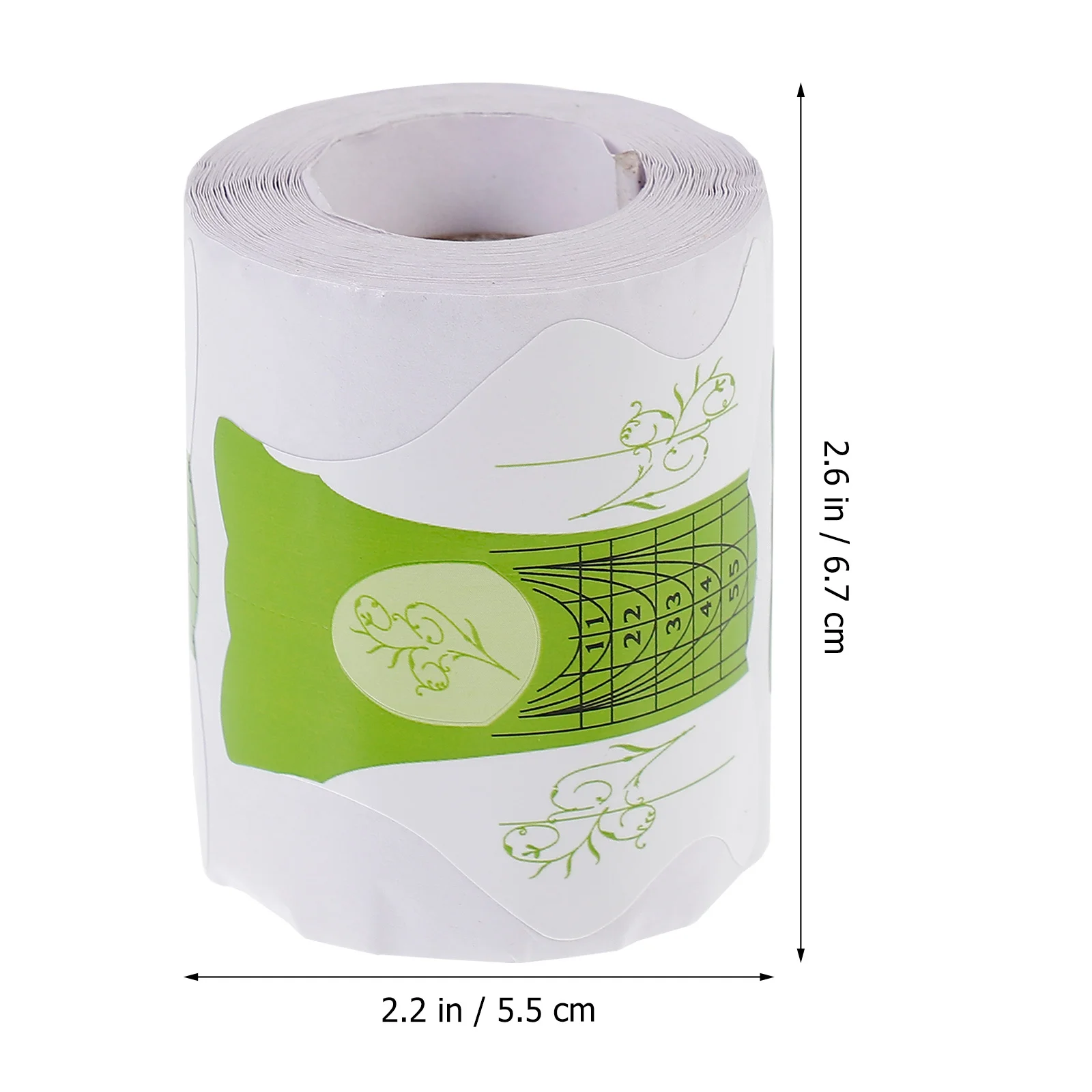 100Pcs Nail Form Guide Stickers Accurate Grid Line Manicure Tool Acrylic Uv Gel Nail Art Extension Manicure Guide Stickers