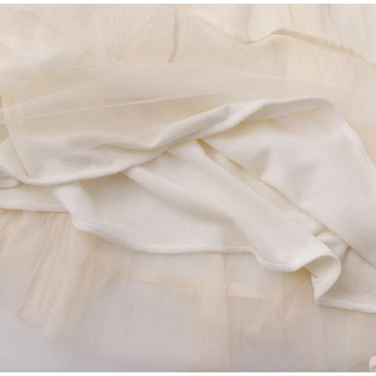 กระโปรงตาข่ายสไตล์ Y2K สำหรับผู้หญิง ฤดูใบไม้ร่วง ฤดูหนาว ดีไซน์อ่อนหวาน งานประณีต ลายดอกไม้ 3 มิติ ผ้าหนา กระโปรงยาวครึ่งตัว