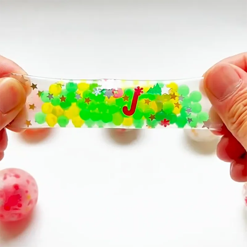 ミニクリスマスストレスボール 3.5cm スクイーズ感覚玩具 子供と大人向け 抗不安緩和 パーティーギフト