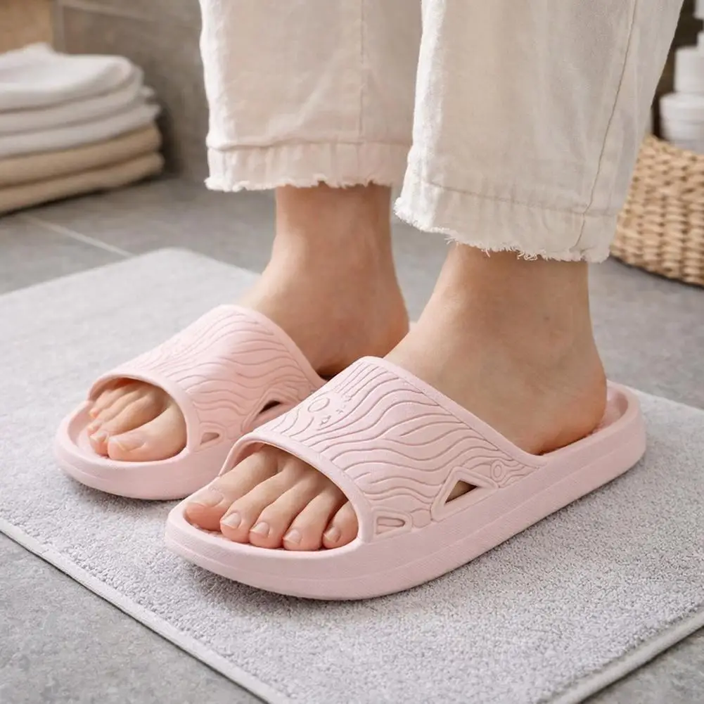Shower Slippers Quick Drying Non-Slip Bathroom Slides Soft Lightweight Footwear For Women Indoor Outdoor Home Wear Sise 36-41 image 3
