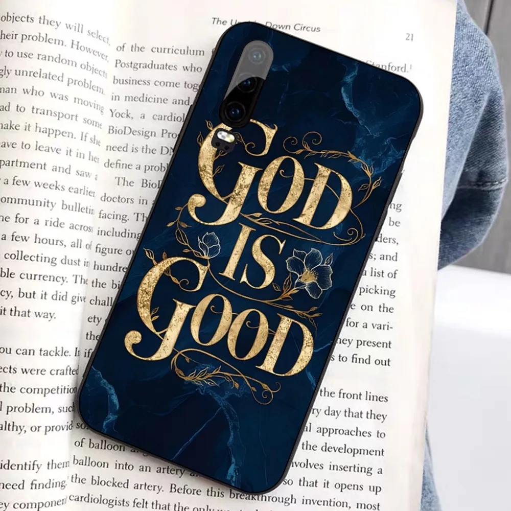 Verse Of The Christian Bible Jesus Phone Case For Huawei Honor 10 lite 9 20 7A 9X 30 50 60 70 pro plus Soft Silicone Cover