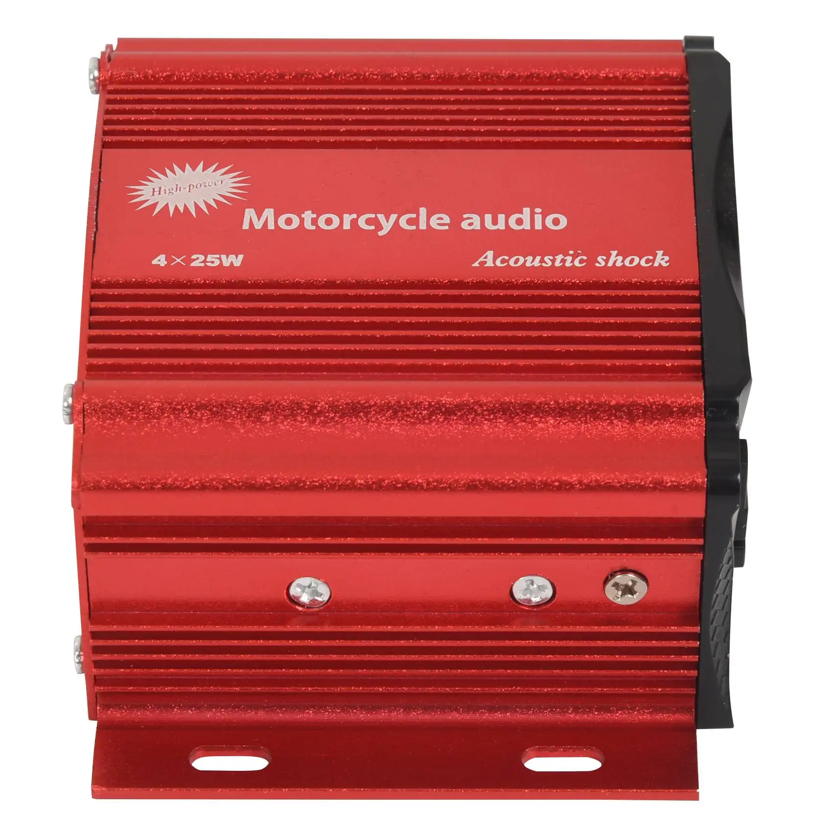 3 Inch Motorcycle Waterproof Bluetooth Speakers 4 Channel Amplifier Mp3 Music Sound Audio Stereo Amp System