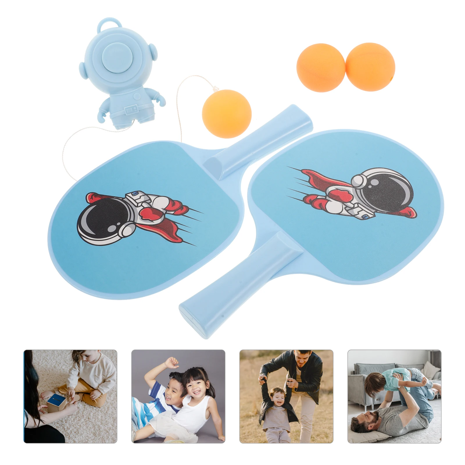 

Portable Table Tennis Exerciser For Kids Vision Training Hangable Ping Pong Trainer With Paddles And Balls Family Bonding