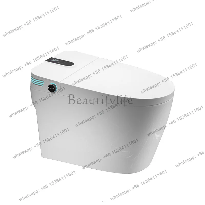

Intelligent toilet automatic flip voice control no water pressure limit siphon type